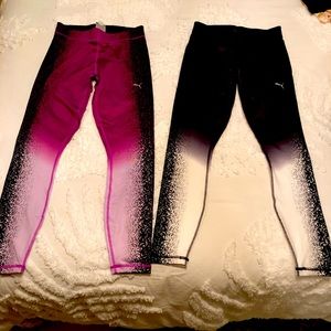 Set of 2 women’s Puma leggings. Size small.